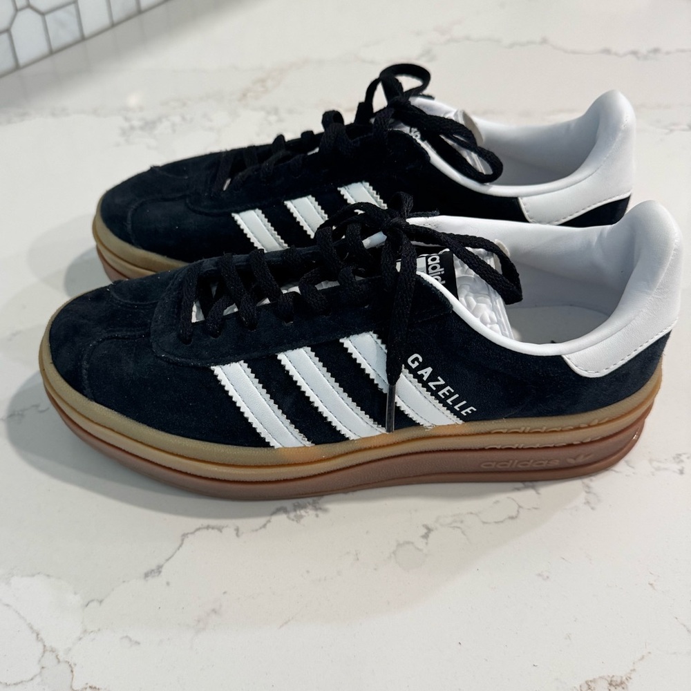 Adidas Gazelle Bold | Core Black/Cloud White | Size 6.5